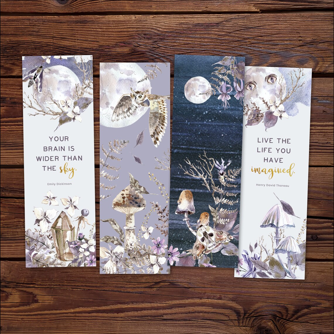 woodland bookmark set nature printable bookmarks with