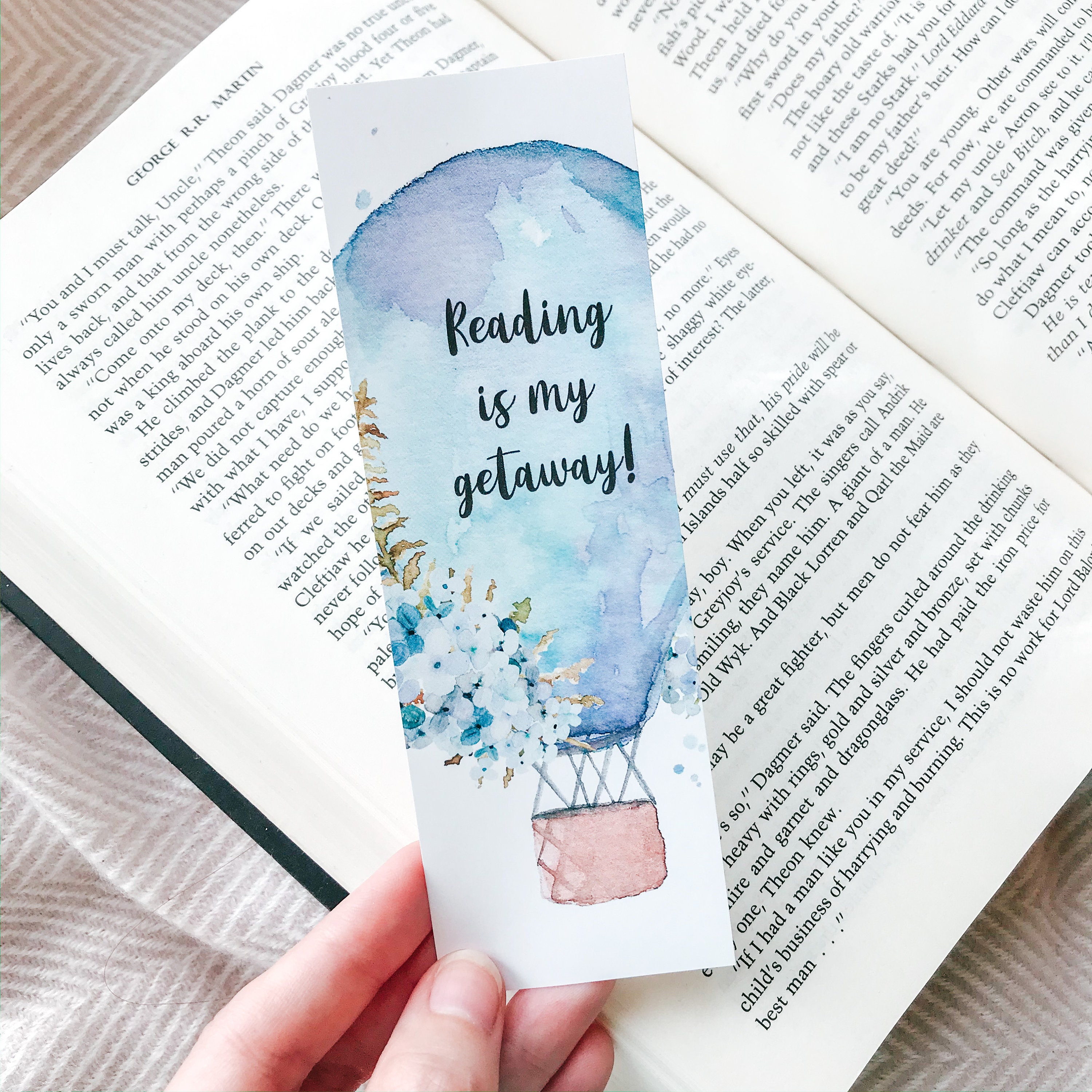 WOODEN Paper Bookmarks with Qoutes for Book reader Pack of 4