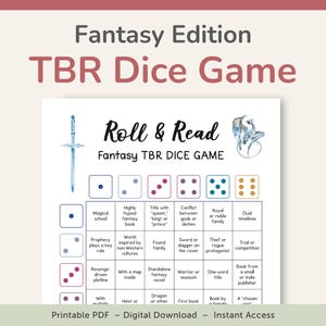 Jeu de répartition Fantasy SUB, défi des livres de jeux de dés, PDF – TÉLÉCHARGER