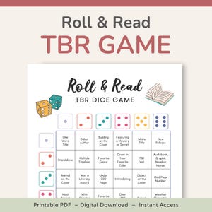 SUB Abbau Spiel, Würfelspiel Bücher Challenge, PDF – DOWNLOAD