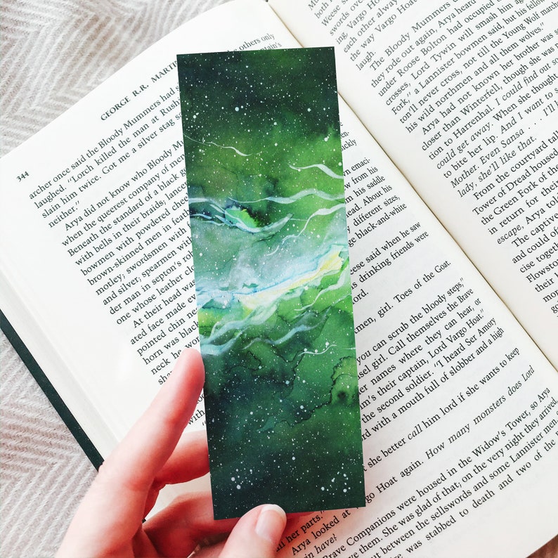 Printable Bookmarks Space Bookmark Set Watercolour Galaxy - Etsy