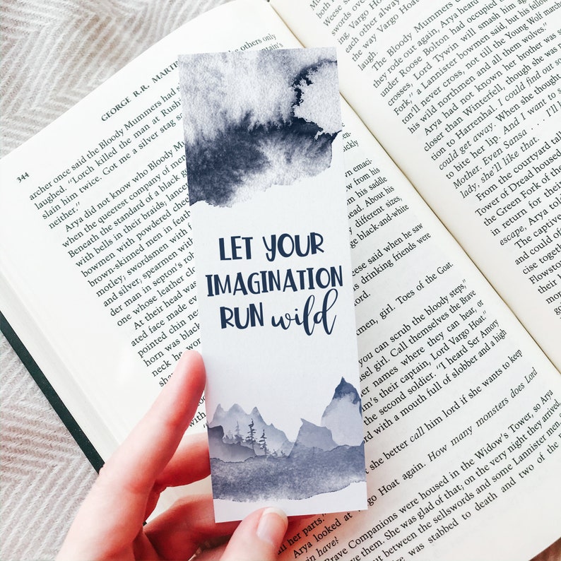Printable Bookmarks Inspirational Quotes Bookmark Set Wild and - Etsy