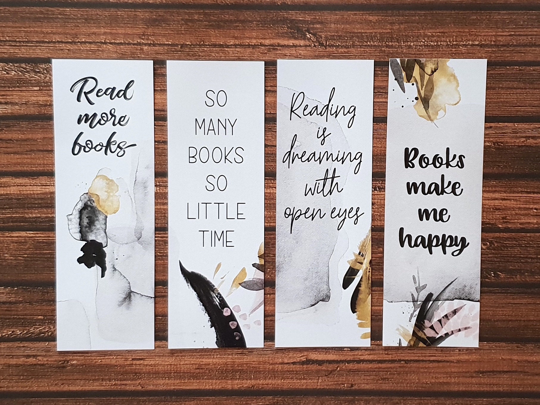 Lesezeichen zum Ausdrucken Zitate über Bücher und Lesen Etsy