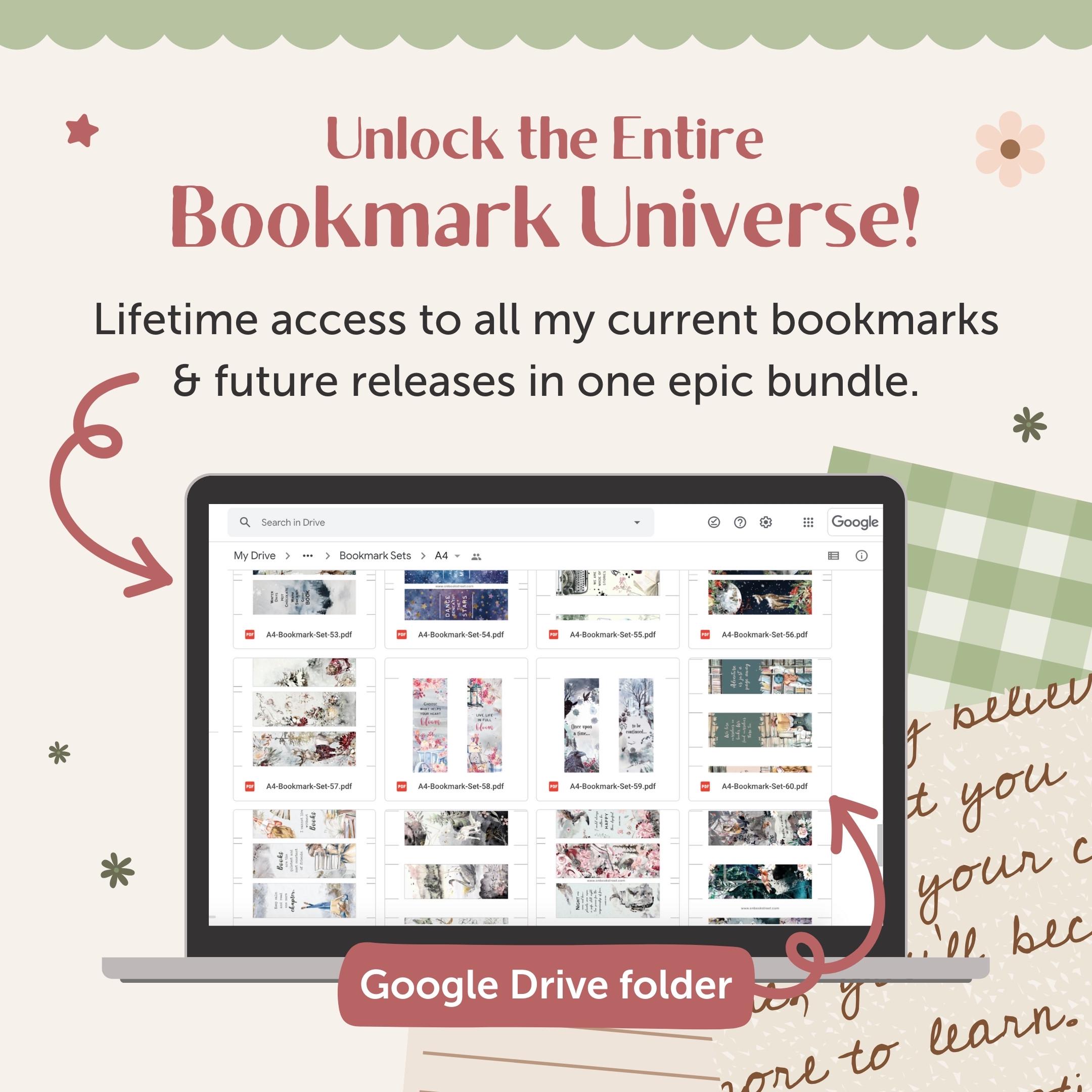 Redemable Bookmark Printable Bookmark Bundle With Over 600 Bookmarks With Quotes ...