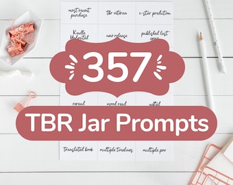 Printable Tbr Prompts Pdf Instant Download Reading Challenge Tackle Printable Tbr Prompts Pdf Instant Download Reading Challenge Tackle