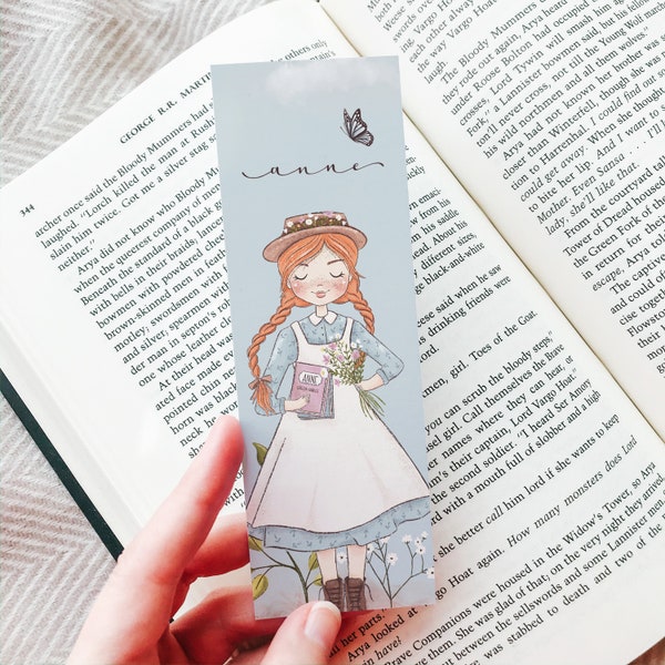 Anne of Green Gables Bookmark Printable, Book Lover Gifts for Readers, PDF – DOWNLOAD