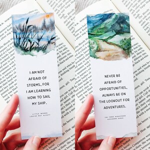 Literary Bookmarks With Quotes Inspirational, Printable Bookmark Classic Literature, DOWNLOAD - Etsy