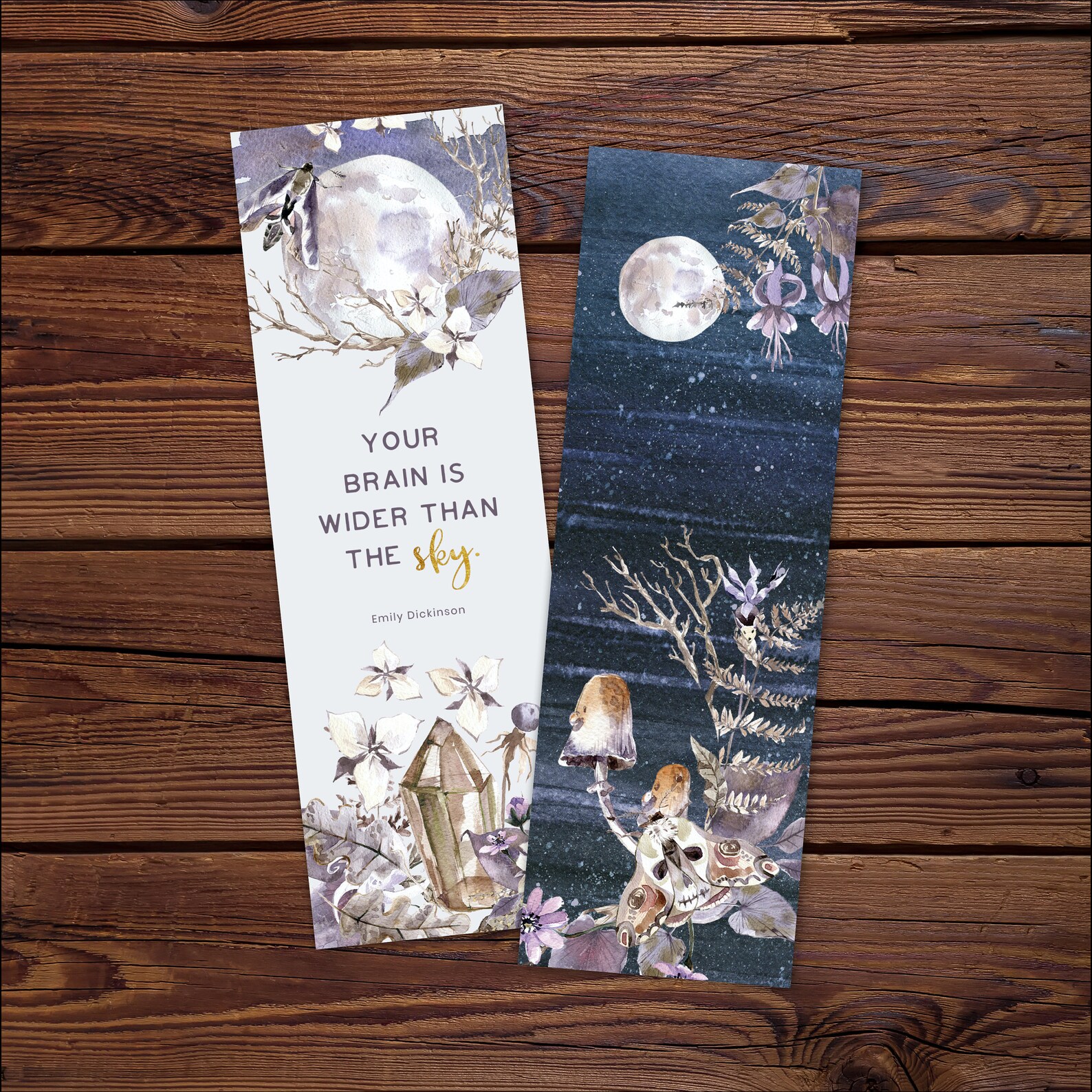 woodland bookmark set nature printable bookmarks with