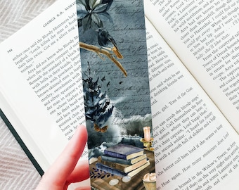 Marcadores Dark Academia para amantes de los libros, Regalo para lectores, Marcadores digitales PDF, DESCARGAR