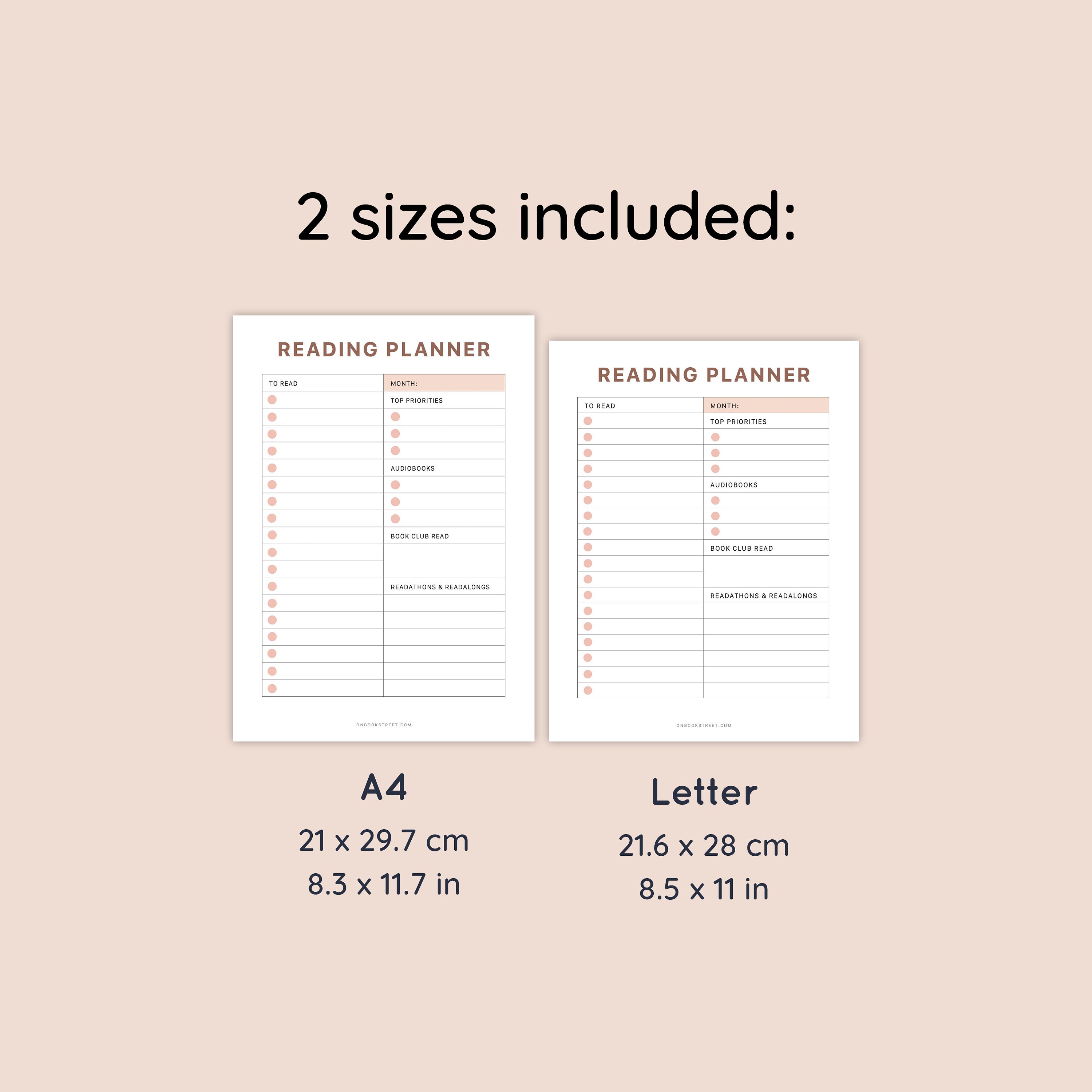 Reading Journal Printable Book Reading Tracker Book Journal - Etsy