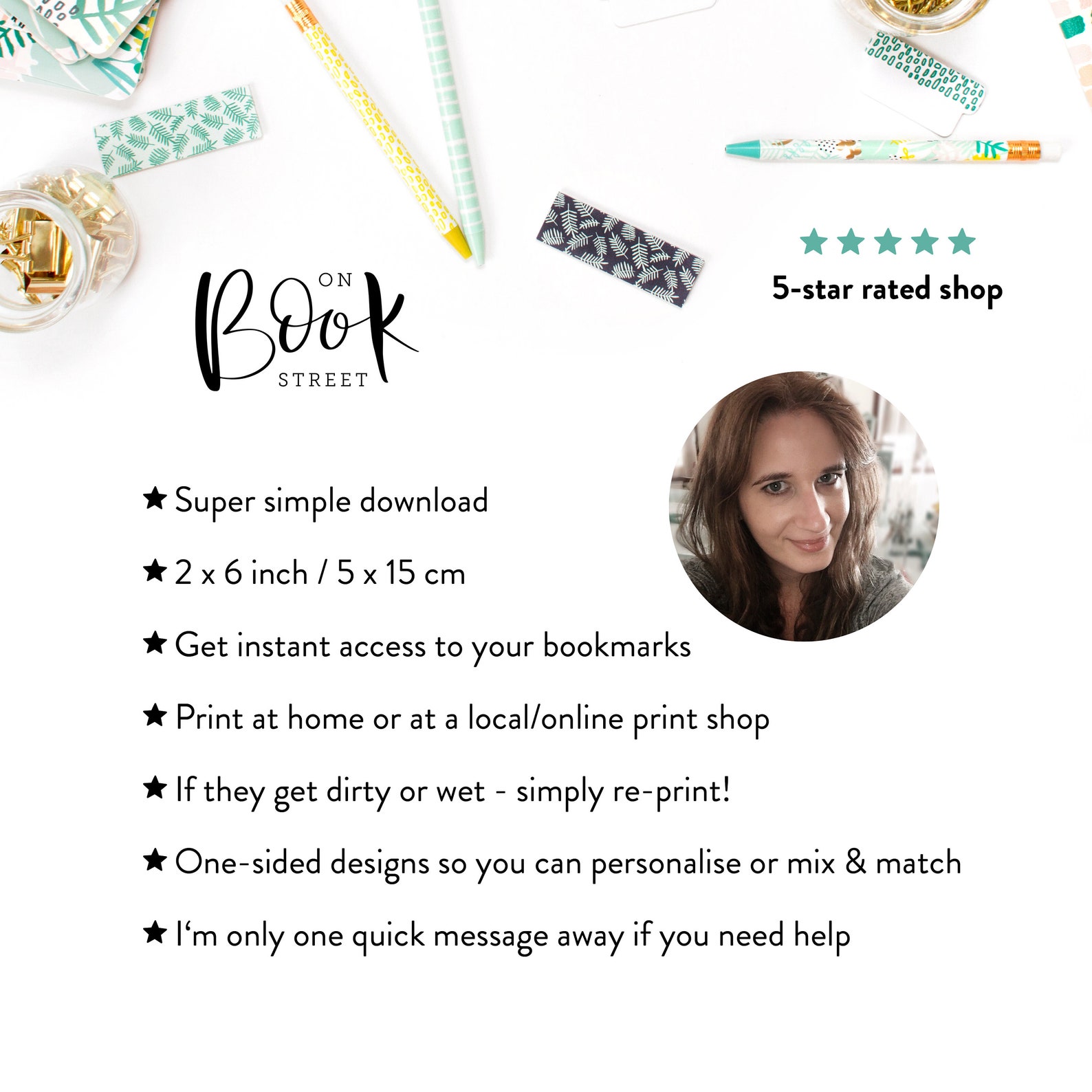 dark academia bookmarks printable book gift for reader etsy
