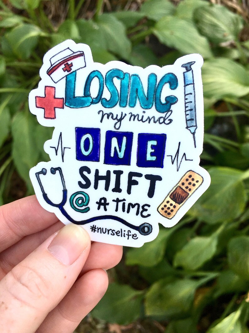 Nurse Medical Healthcare Vinyl Sticker Decals Dishwasher Safe Etsy