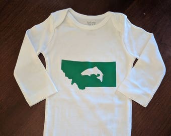 Montana - Fish Onesie