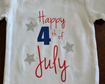 4th of July bodysuit