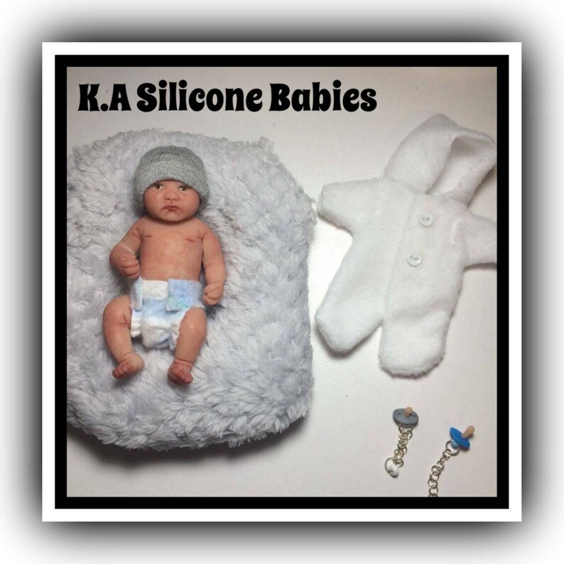 Full Body Mini Silicone Baby Boy Lucas II image 5