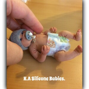 Full Body Mini Silicone Baby Boy Lucas II image 3