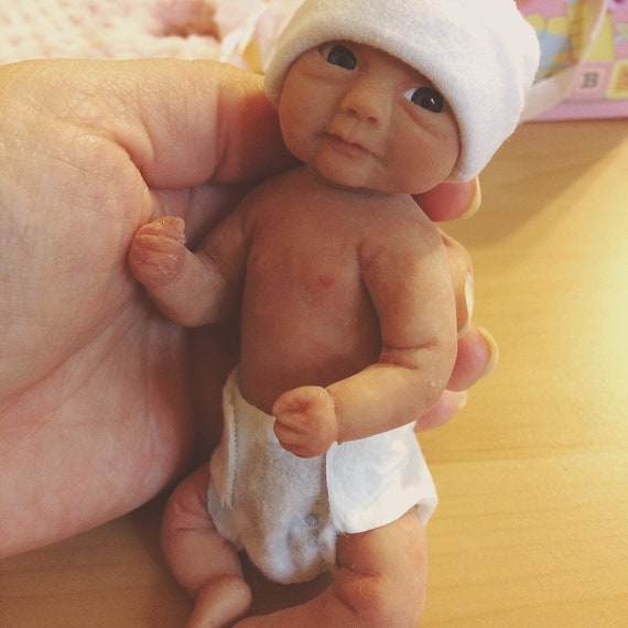 miniature silicone baby girl