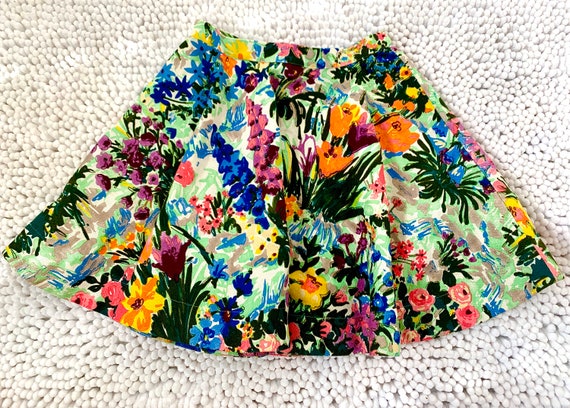 American Retro Fit And Flare Skater Skirt, Vintage