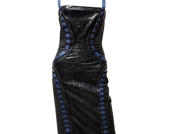 Versace Rare Vintage Runway Ensemble, Size IT 40 (USA 4). Vintage Versace Dress, Designer Vintage