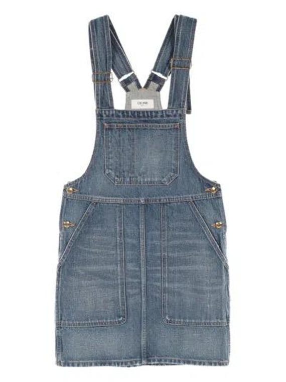 Overalls Dress In Union Wash Denim - Union Wash - Size : L - For Women