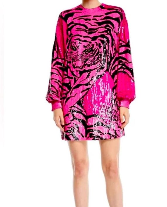 VALENTINO Long-sleeve Mini Cocktail Dress Sequin Tiger Embroidery 12.5k S/36, Valentino Vintage Evening Dress, Valentino Sequined, Size Smal - Etsy VALENTINO Long-sleeve Mini Cocktail Dress Sequin Tiger Embroidery 12.5k S/36, Valentino Vintage Evening Dress, Valentino Sequined, Size Smal - Etsy