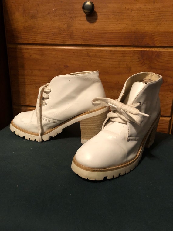 70's Ankle Go-Go Boots Womans 5.5