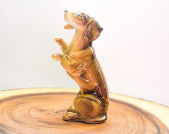 Porcelanowa figurka jamnika Rosenthal, Fritz Miller, 1929