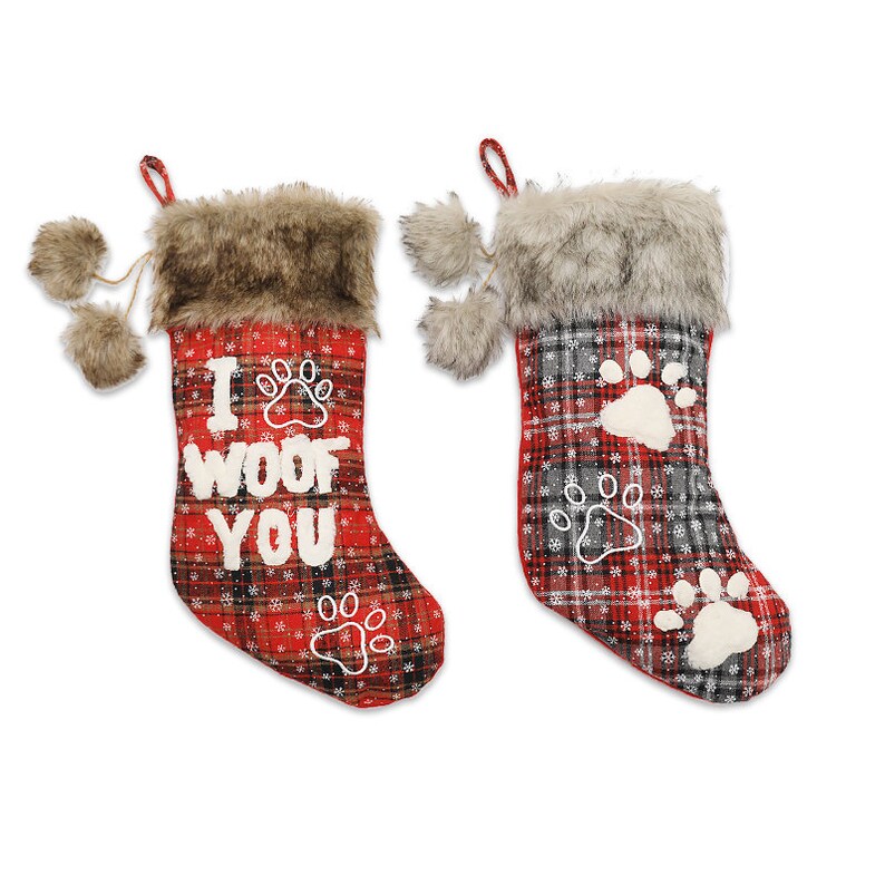 Dog Stocking Dog Stocking Christmas Christmas Stocking Etsy