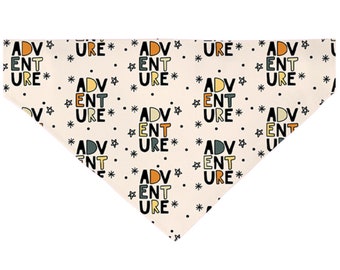 Bandana per cani Adventure, collare slip-on, accessori per animali domestici