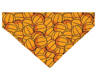 Slam Dunk Dog Bandana: Basketball Pet Collar Bandana