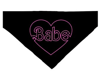 Babe Bandana, Over The Collar, Bandana For Dog, Slip On Bandana, Dog Accessories Boy, Dog Bandana, Cat Bandana, Cat Accessories, Dog Gifts