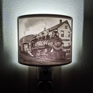 East Broad Top No. 15 at Orbisonia Station 3D Night Light