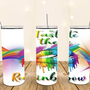 20 oz Tumbler, Taste the Rainbow