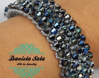 Bracelet with Swarovski crystals