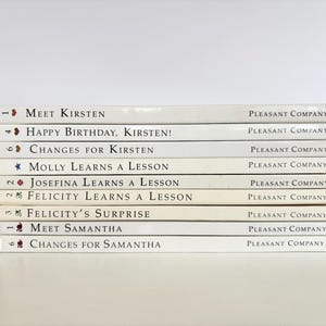 Hardcover American Girl Book YOU CHOOSE // Samantha, Felicity, Josefina, Molly, Kirsten // Pleasant Company Vintage Books, Your Choice