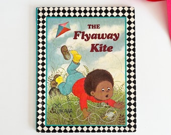 The Flyaway Kite by Gyo Fujikawa // 1981 Vintage Hardcover Illustrated Picture Book