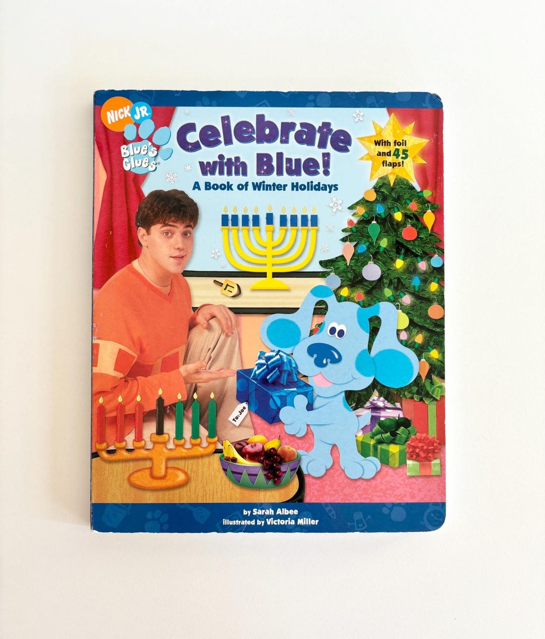 Blue's Clues Celebrate With Blue! A Book of Winter Holidays With Joe ...