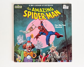 Vintage 1984 Amazing Spider-Man Book, Big Top Mystery