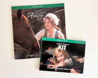 American Girl Movie Books Set // Lights Camera Felicity & Kit Behind-the-Scenes Guides