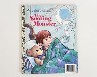 The Snoring Monster, A Little Golden Book Vintage 1985