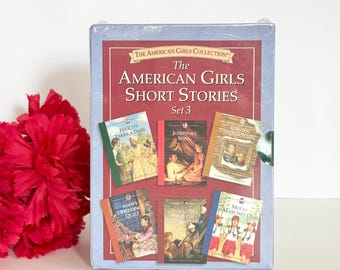 American Girl Short Stories Set, NEW SEALED 6-Book Set w/Case // Mini Hardcover Books