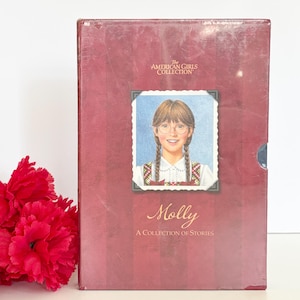Vintage Sealed Molly&#39;s Collection American Girl Book Set with Case// Hallmark A Collection of Stories Molly 3 Books Box Set *Imperfect*