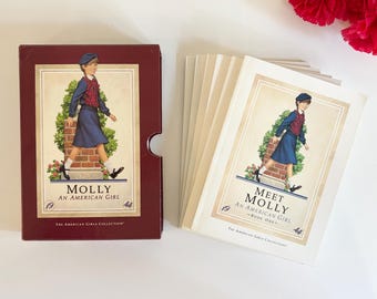 American Girl Molly Book Set with Case // Vintage Pleasant Company