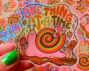 One Thing at a Time Sticker