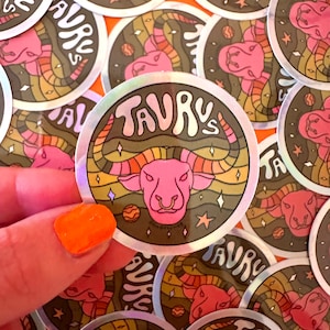 Taurus Holographic Sticker