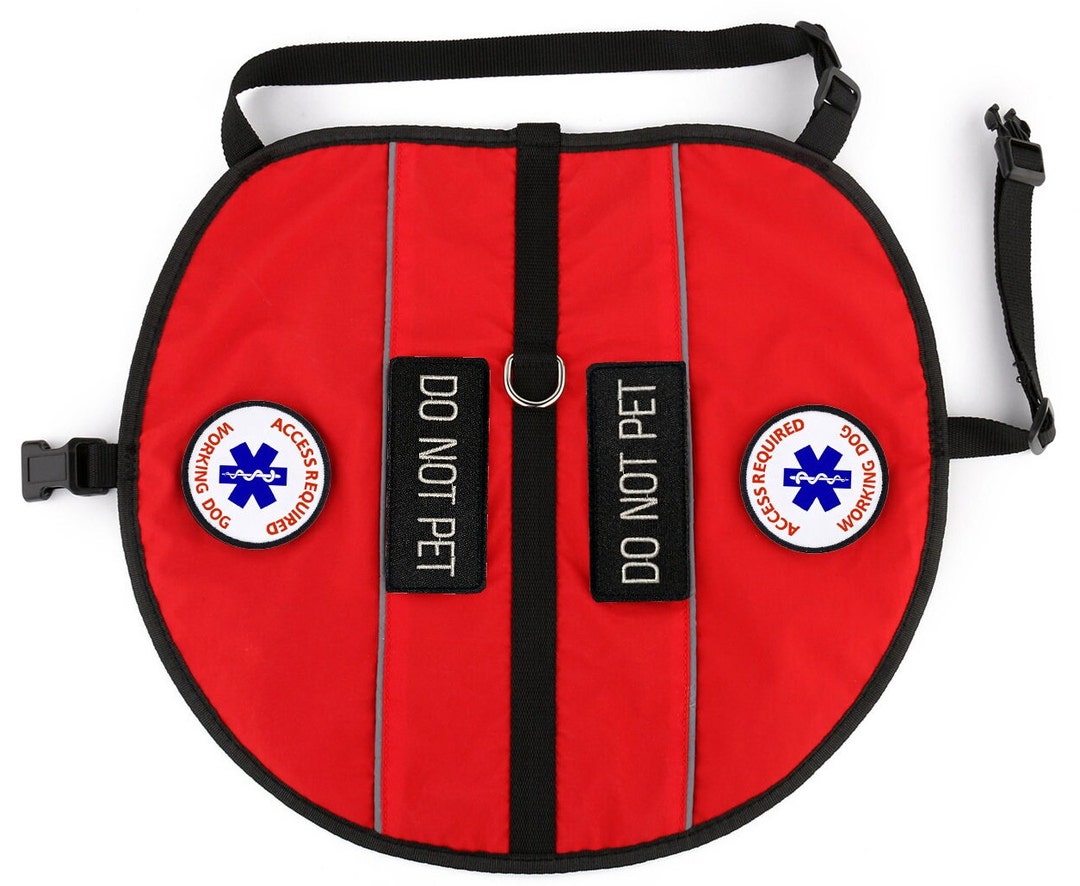 Do Not Pet Dog Cape Vest Harness With Access Required Working Dog