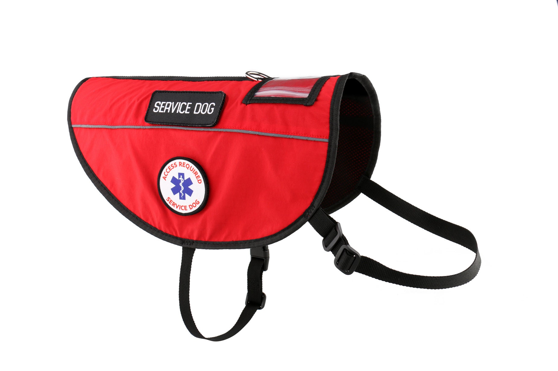 Service Dog Vest Emotional Support Animal Esa Dog Reflective Etsy Canada