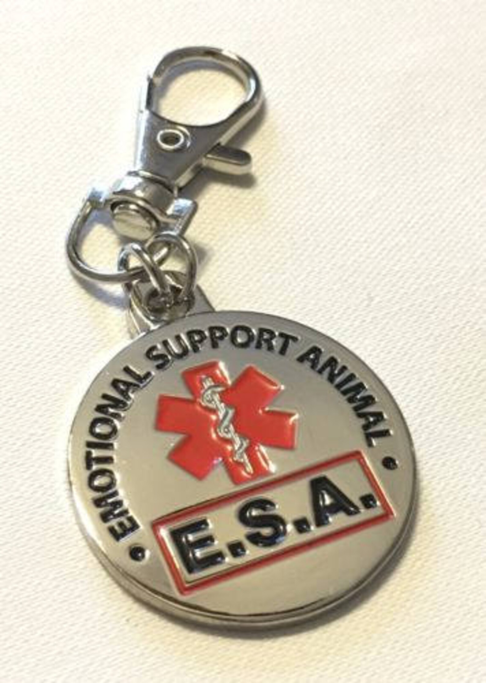 Service Dog Tag Emotional Support Animal Esa Tag Double Etsy