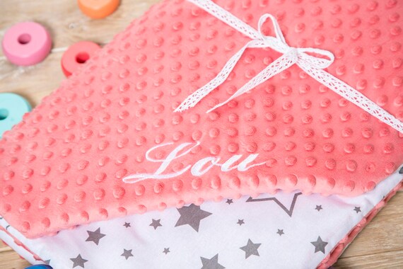 etsy personalised baby blanket