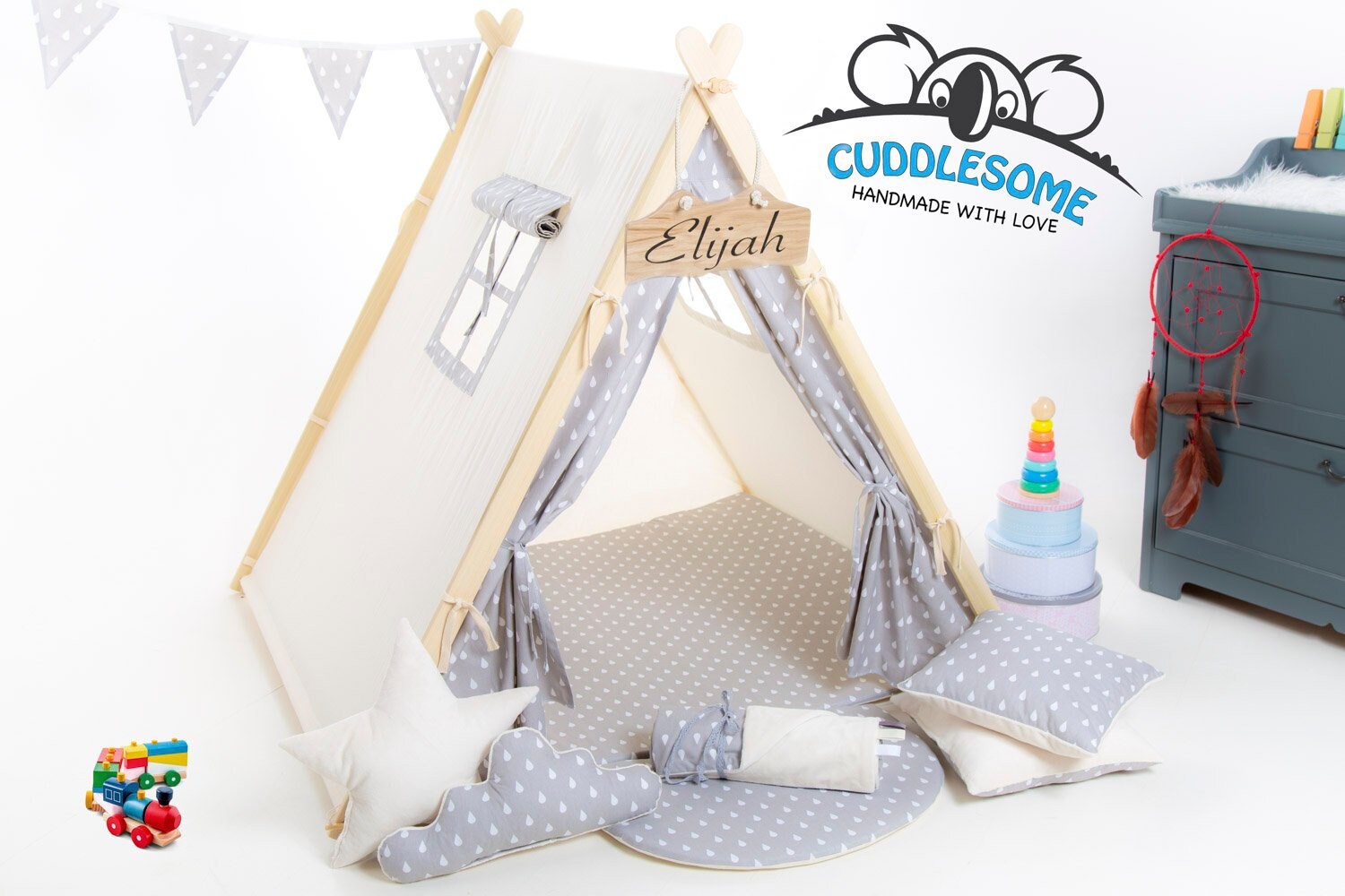 Mini Play Tent Cover With/out Mat, Climbing Triangle Tent & Mat the  Triangle is Sold Separately 
